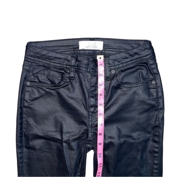 Free people We the free black Spellbound Coated Bootcut Jeans size 24 - Picture 5 of 10